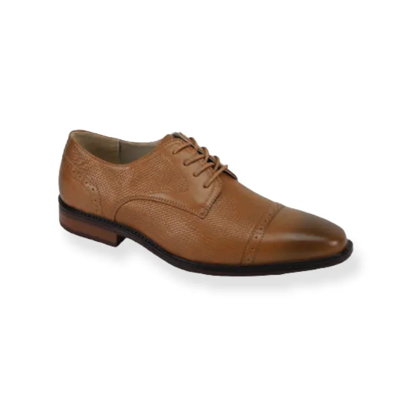 Men's formal shoes with a rubber heel cap for durability ANTONIO CERRELLI: Smooth Oxford 6966