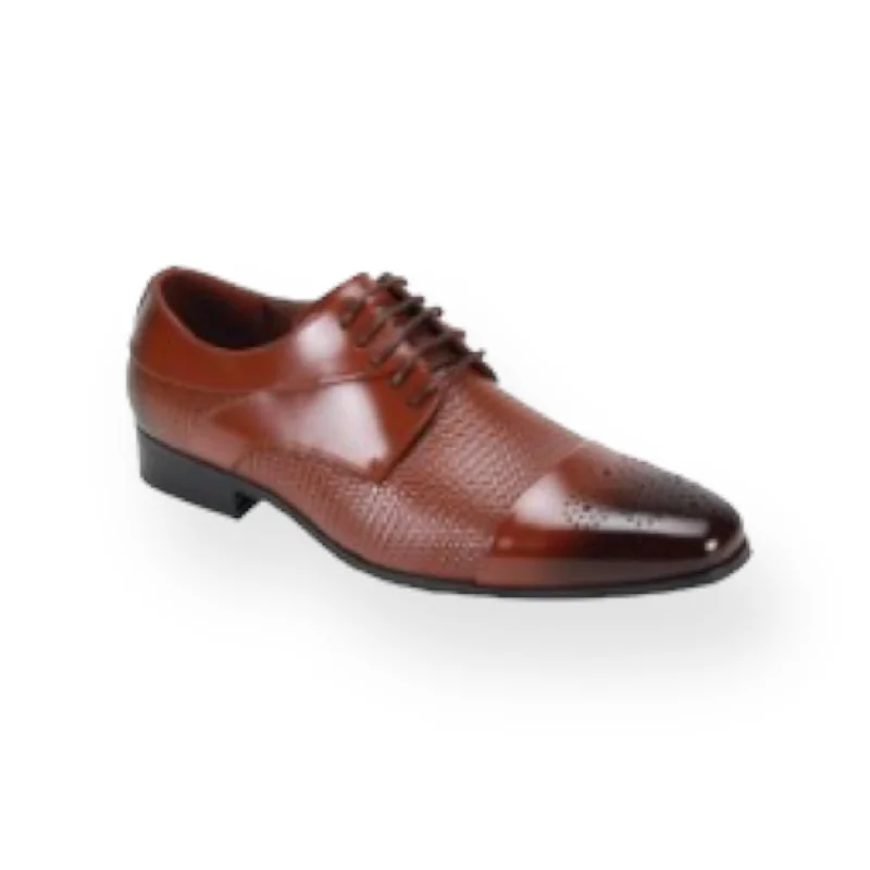 Men's leather formal Oxford shoes with a cap toe GIORGIO VENTURI: 6880