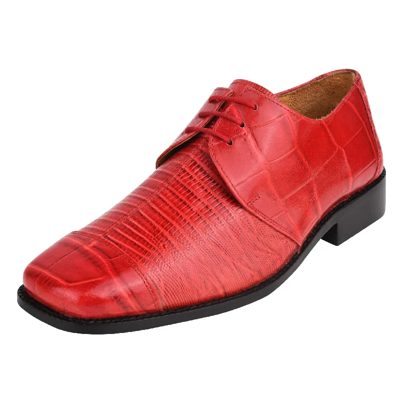 Men's formal shoes with a wingtip design Casanova Leather Oxford Style Dress Shoes