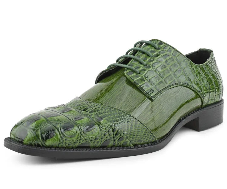Men's formal shoes with a double monk strap Bandit Olive