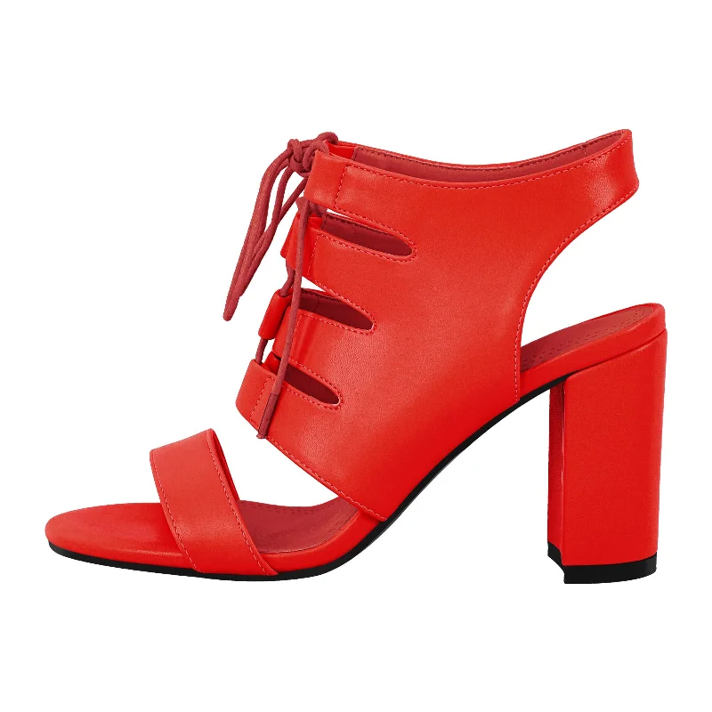 Men's leather sandals with an adjustable strap Men's leather sandals with an adjustable strap Round Toe Lace-up Chunky Heel Slingback Sandals