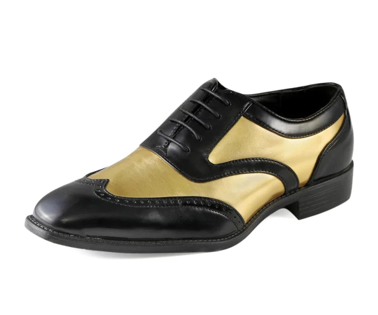 Men's formal shoes with a double monk strap Lawson Gold