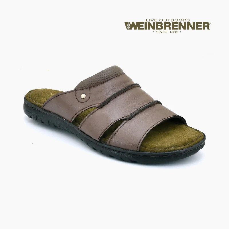 Men's slippers with a Velcro closure for easy on and off Weinbrenner - Men