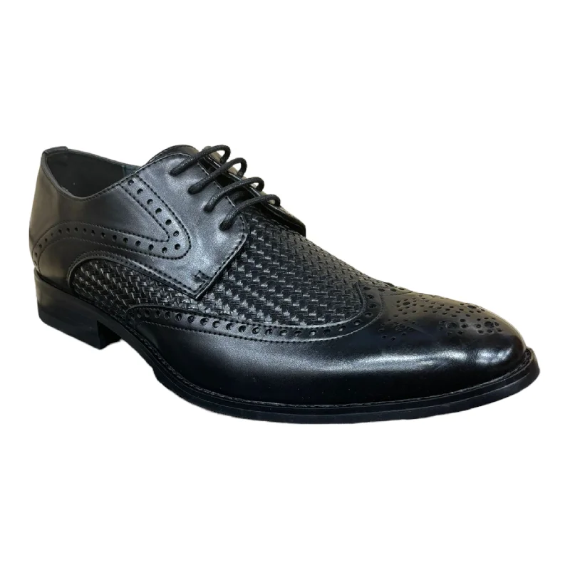 Men's leather formal Oxford shoes with a cap toe MASIMO: 2712