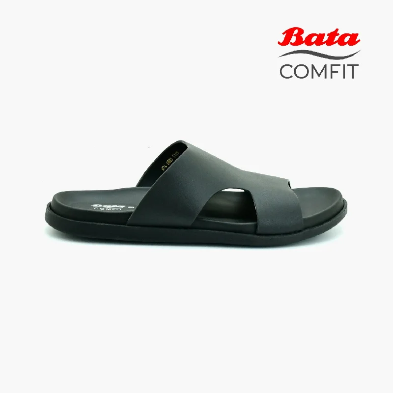 Men's slippers with a leather sole for a classic look Bata Comfit - Men