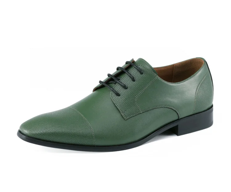 Men's formal shoes with a padded insole for comfort Russo Green