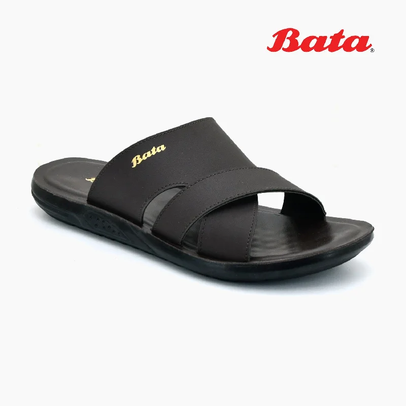 Men's plush slippers with a faux fur lining Bata - Men
