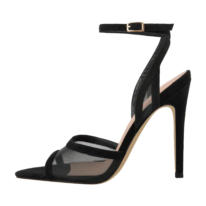 Men's sandals with a flexible sole for easy movement Men's sandals with a flexible sole for easy movement Mesh Pointed Toe Ankle Strap Sandals