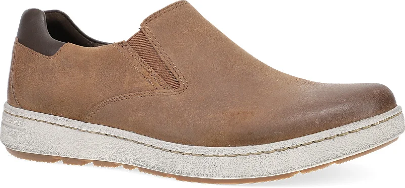 Men's formal shoes with a leather lining for breathability DANSKO TRENT BROWN