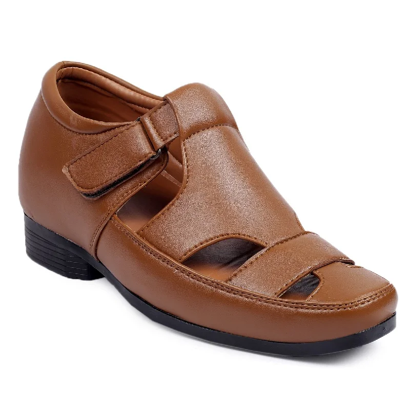 Men's sandals with a wide strap for support Men's sandals with a wide strap for support Bxxy's 3 Inch Hidden Height Increasing New Launch Sandals for Men