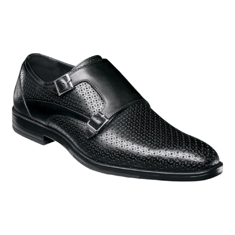 Men's formal shoes with a contrast stitching detail STACY ADAMS: Arthur Monk Strap 25654