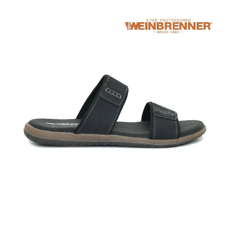 Men's plush slippers with a faux fur lining Weinbrenner - Men
