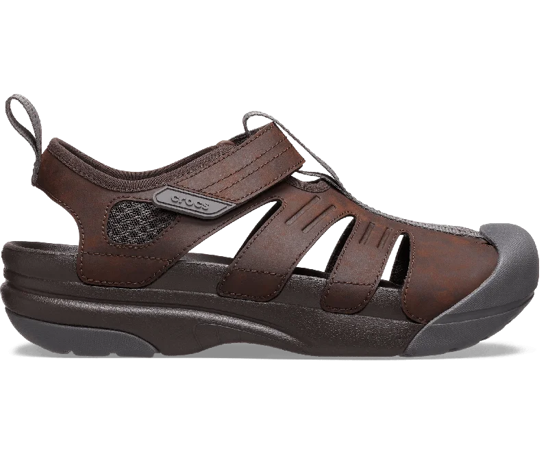 Men's sandals with a perforated leather upper for ventilation Men's sandals with a perforated leather upper for ventilation Men's Yukon Fisherman
