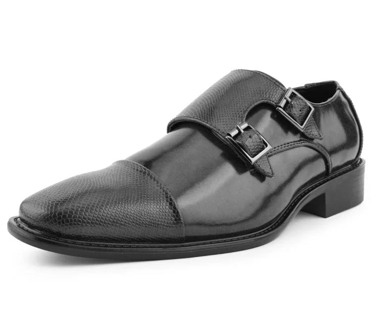 Men's formal shoes with a leather sole and heel Bancroft Black