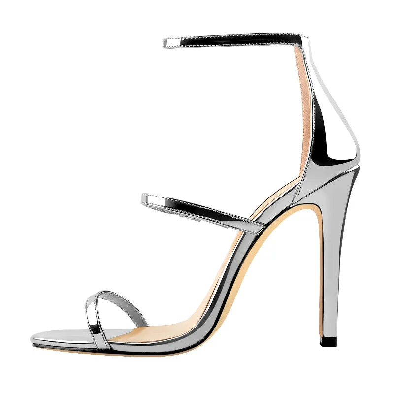 Men's leather sandals with an adjustable strap Men's leather sandals with an adjustable strap Ankle Strap Stiletto Open Toe Sandals
