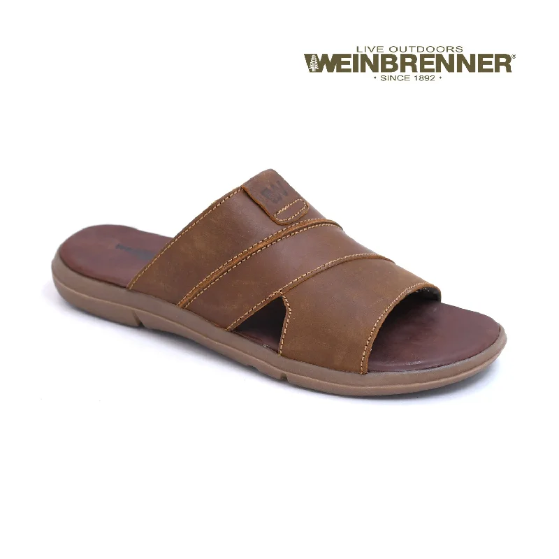 Men's slippers with a stretchy side panel for a better fit Weinbrenner - Men