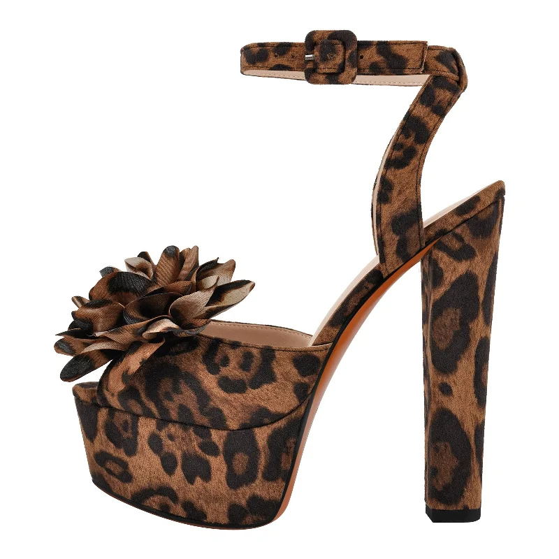 Men's sandals in a neutral color like black or brown Men's sandals in a neutral color like black or brown Leopard Platform Flower Ankle Strap Sandals
