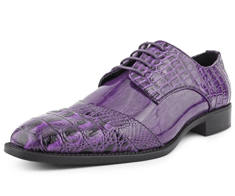 Men's formal shoes with a double monk strap Bandit Purple