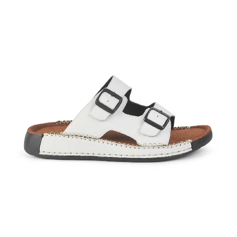 Men's sandals in a neutral color like black or brown Men's sandals in a neutral color like black or brown Tresmode Hagri White Men's Sandals