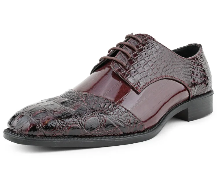 Men's formal shoes with a rubber heel cap for durability Bandit Burgundy