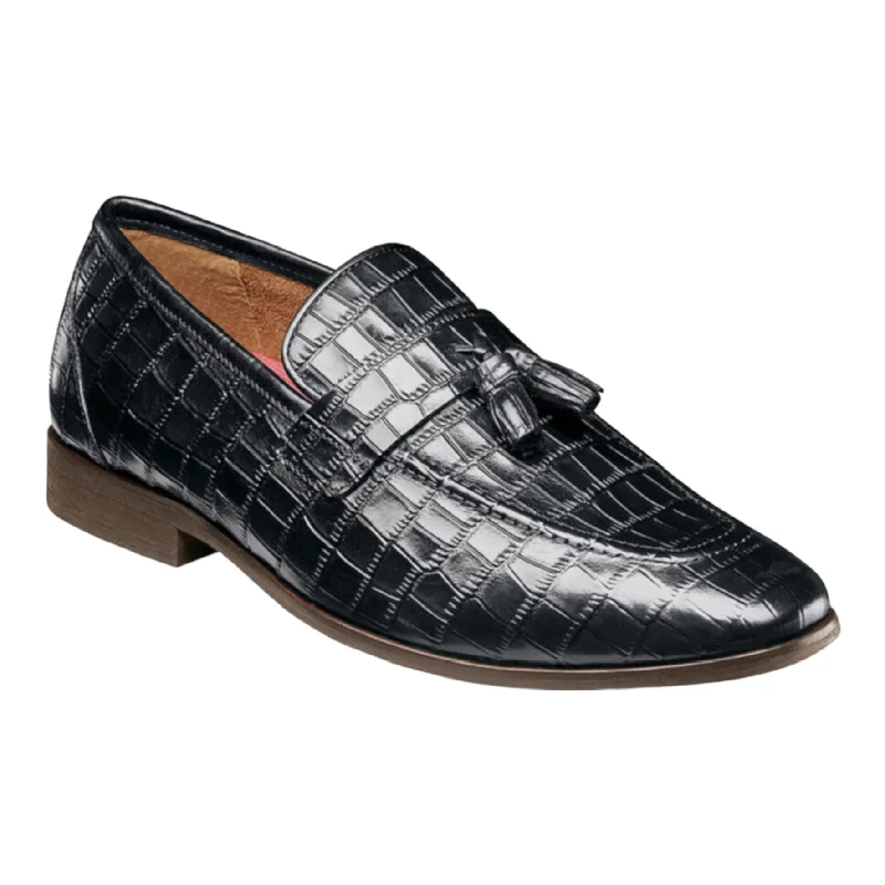 Men's formal shoes with a rubber heel cap for durability STACY ADAMS: Franz Slip On 25624
