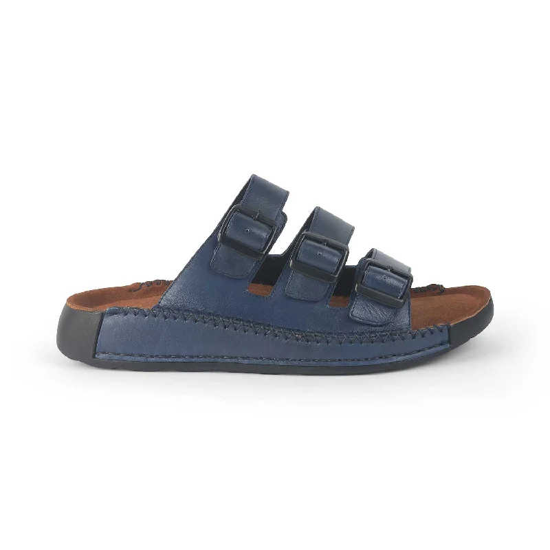 Men's sandals with a buckle closure Men's sandals with a buckle closure Tresmode Jagri Blue Men's Sandals