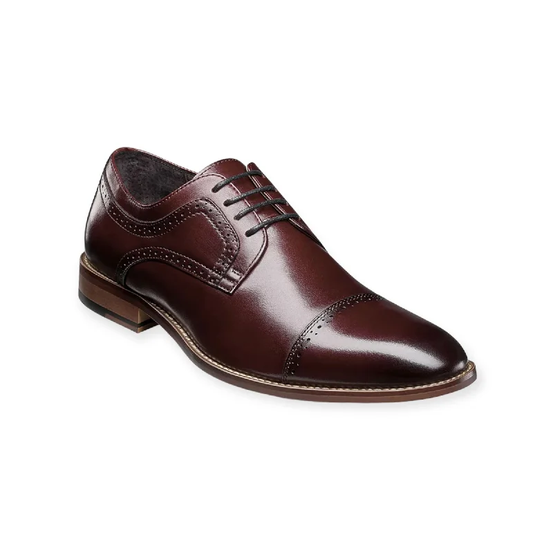 Men's formal shoes with a wingtip design Stacy Adams Dickinson Wide Width 25066