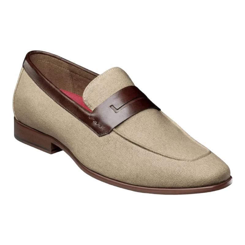 Men's formal shoes with a leather sole and heel STACY ADAMS: Gill Slip On 25651