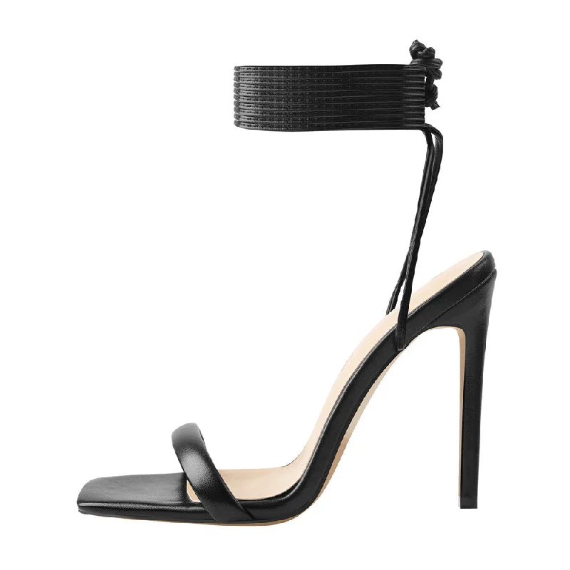 Men's sandals with a removable insole for cleaning Men's sandals with a removable insole for cleaning Black Square Toe Stilettos High Heel Sandals