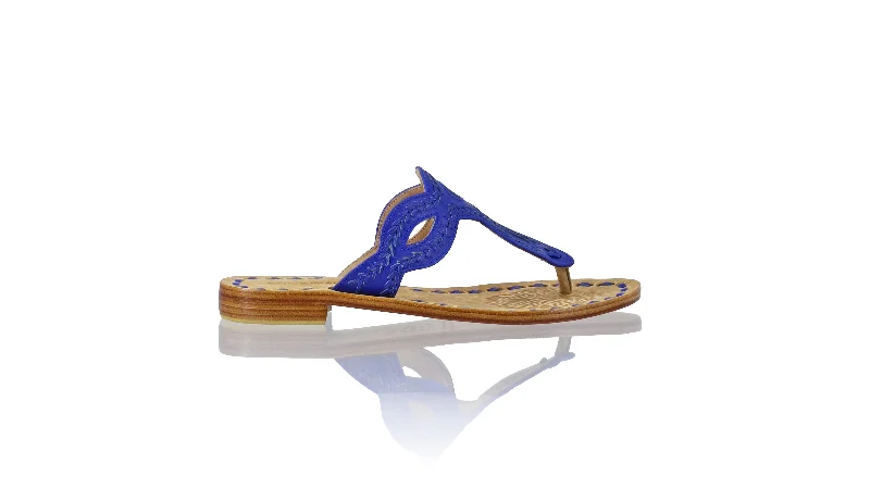 Men's sandals with a leather lining for comfortAfrica 20mm Flat - All Royal Blue