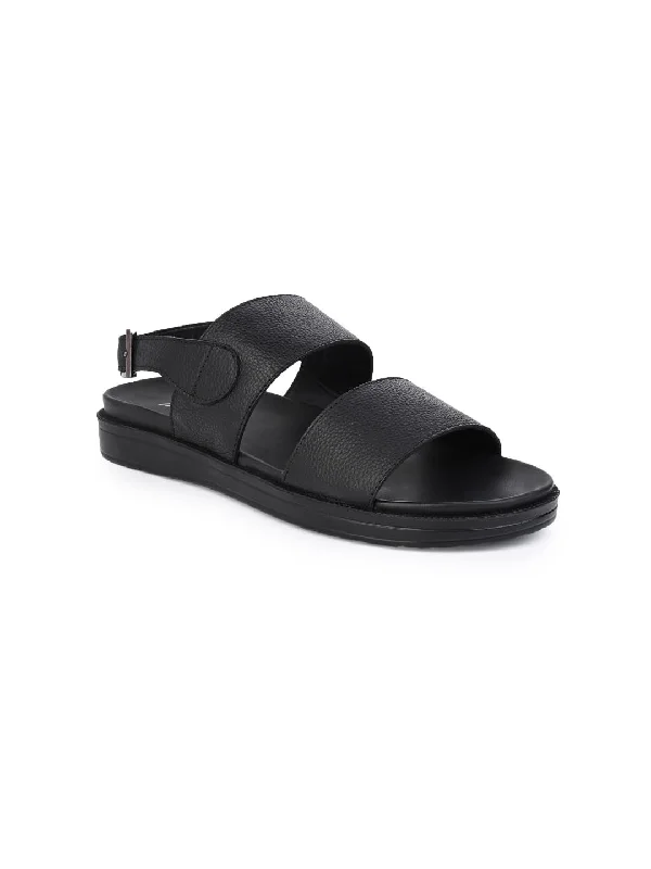 Waterproof men's sandals for water activitiesWaterproof men's sandals for water activitiesAlberto Torresi Deriko Black Genuine Leather Slingl Back Sandals For Men