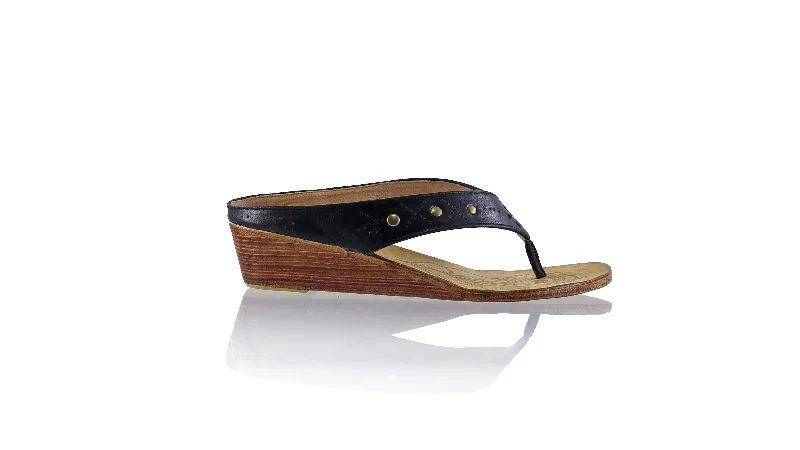 Men's sandals in a neutral color like black or brownAsmiranda 35mm Wedge - Black