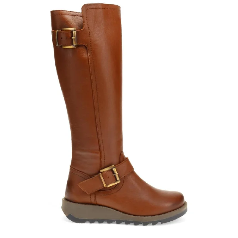 Men's sandals with a buckle closureDarlene Leather Long Boots - DARLENE / 325 920