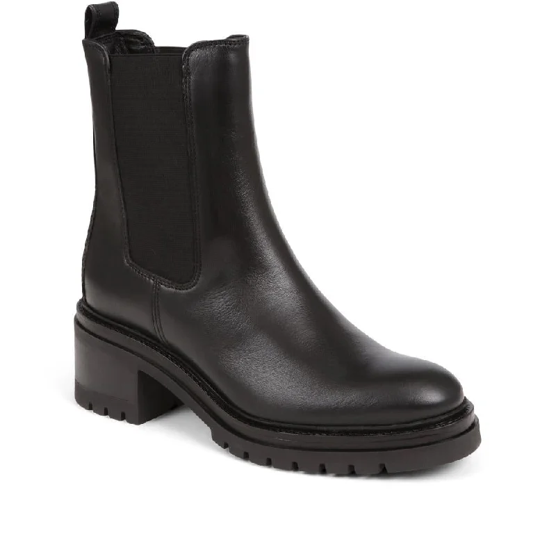 Men's sandals with a removable insole for cleaningDarrah Leather Chelsea Boots - DARRAH / 324 252