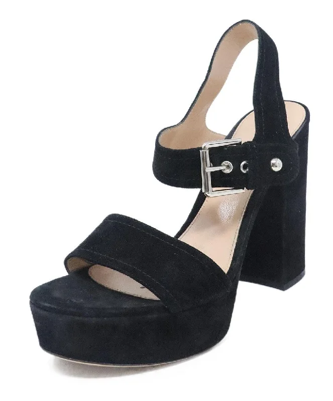 Men's sandals with a wide strap for supportGianvito Rossi Black Suede Platforms sz 9 Men's sandals with a wide strap for supportGianvito Rossi Black Suede Platforms sz 9