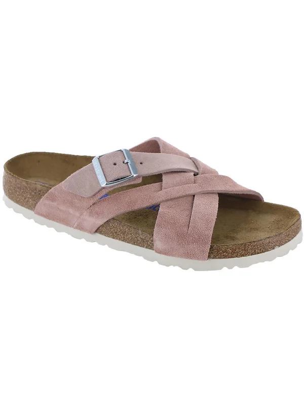 Men's sandals with a shock - absorbing insoleLugano Mens Leather Cork Footbed Sandals Men's sandals with a shock - absorbing insoleLugano Mens Leather Cork Footbed Sandals