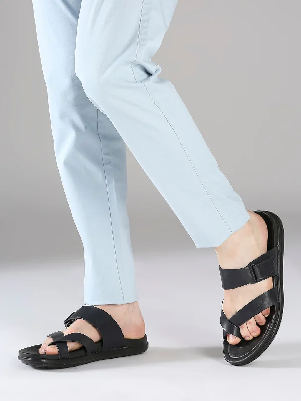 Men's sandals with a pointed toe for a stylish lookMen Blue Leather Comfort Sandals Men's sandals with a pointed toe for a stylish lookMen Blue Leather Comfort Sandals