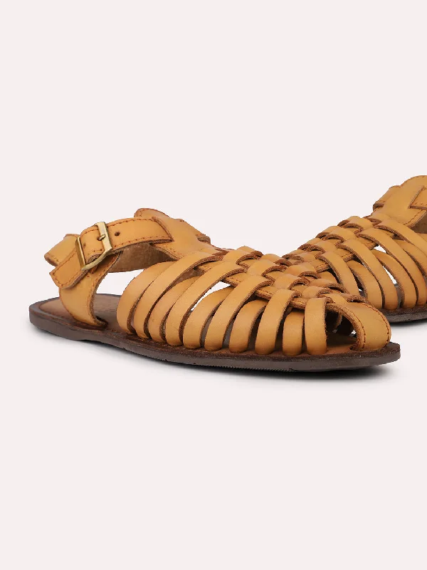 Waterproof men's sandals for water activitiesMen Tan Strappy Leather Casual Sandal With Buckle Waterproof men's sandals for water activitiesMen Tan Strappy Leather Casual Sandal With Buckle