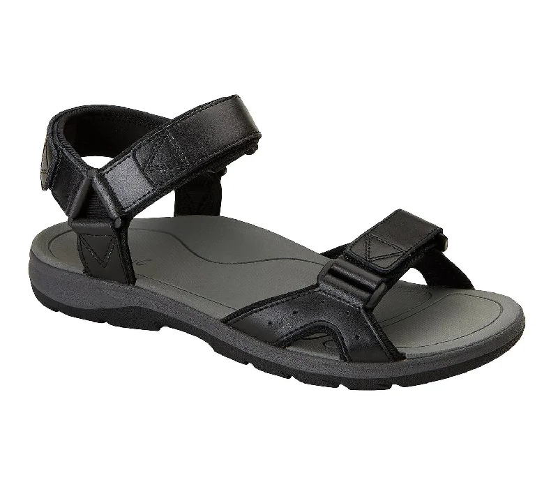 Waterproof men's sandals for water activitiesMen's Canoe Leo Sandal In Black