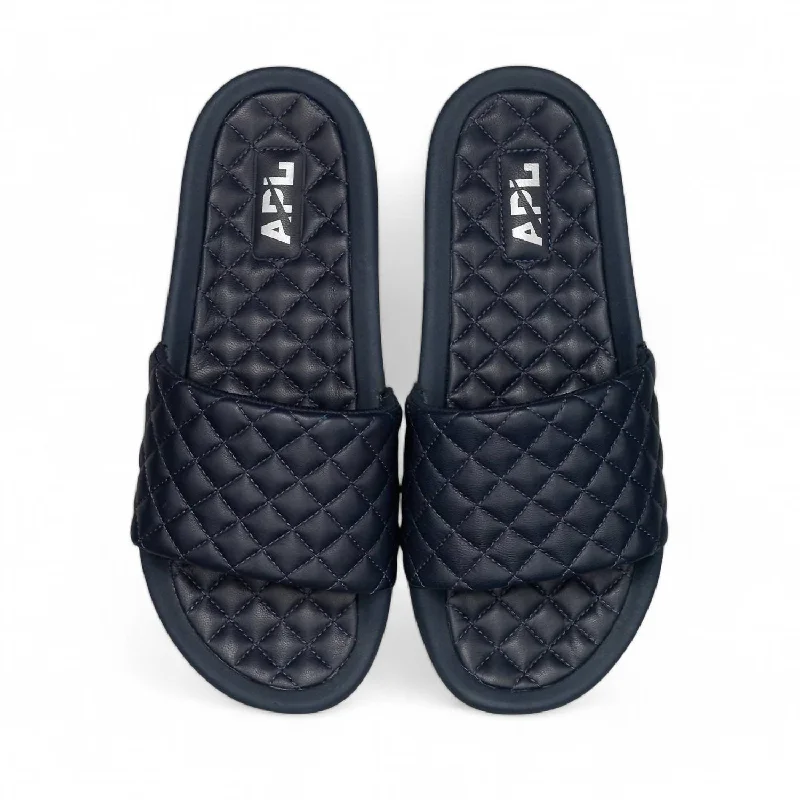 Men's sandals with a leather lining for comfortMen's Lusso Slide In Midnight
