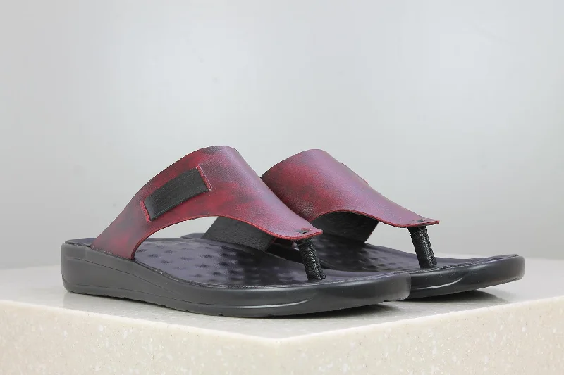 Flip - flop style men's sandals for beach wearMen'S Marron Casual Slipper