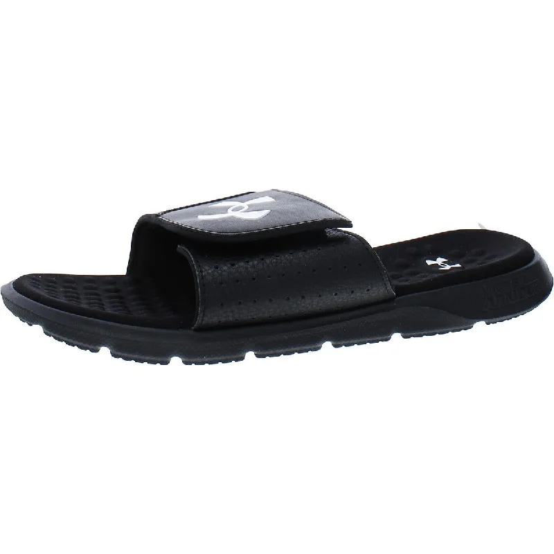 Waterproof men's sandals for water activitiesMens Slip On Flat Pool Slides