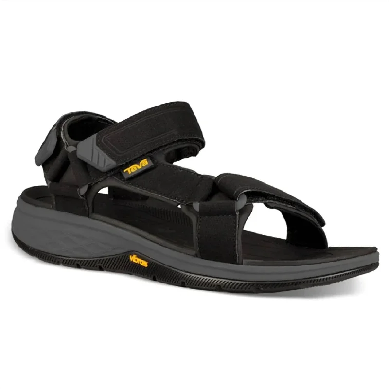Men's sandals with a flexible sole for easy movementMen's Strata Universal Sandal - Medium Width In Black Men's sandals with a flexible sole for easy movementMen's Strata Universal Sandal - Medium Width In Black