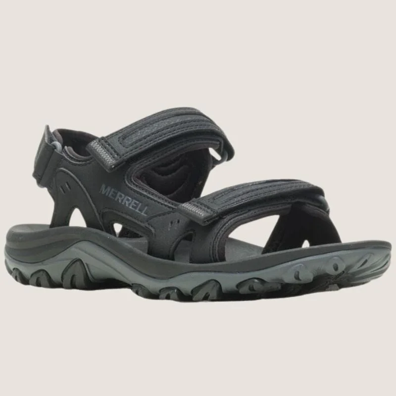 Men's sandals with a perforated leather upper for ventilationMerrell Huntington Sport Convert Sandal Men's sandals with a perforated leather upper for ventilationMerrell Huntington Sport Convert Sandal