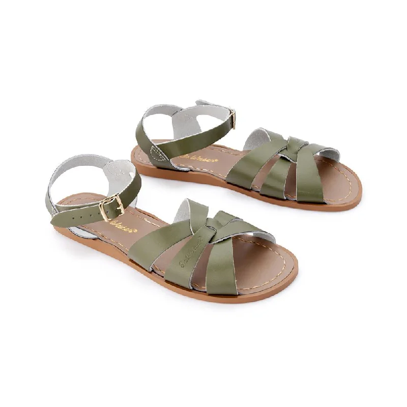 Men's sandals with a padded heelOriginal Salt Water Sandal - Olive (Adult)