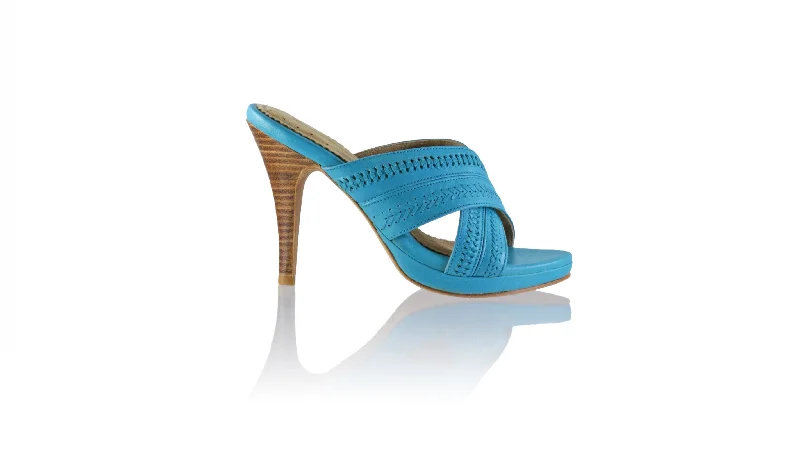 Men's sandals with a decorative buckle or charmParamita 115mm SH - Turquoise