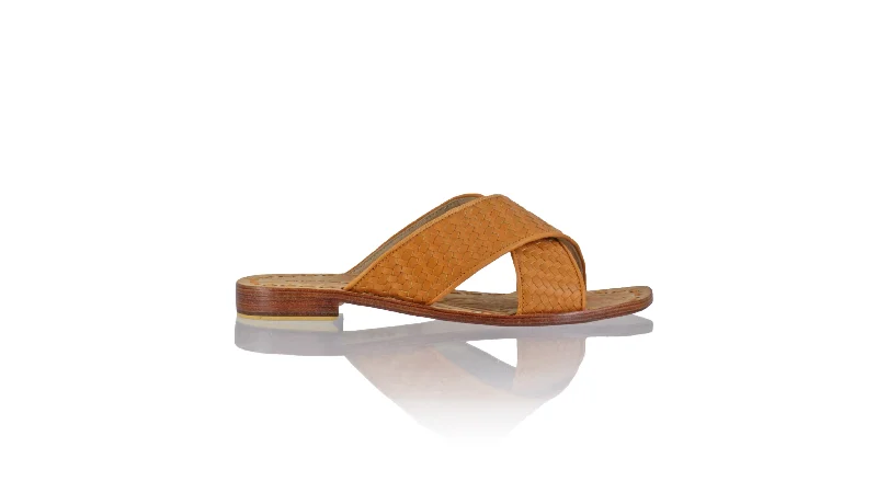 Men's sandals with a pointed toe for a stylish lookPetra No Strap 20mm Flat - Camel Men's sandals with a pointed toe for a stylish lookPetra No Strap 20mm Flat - Camel