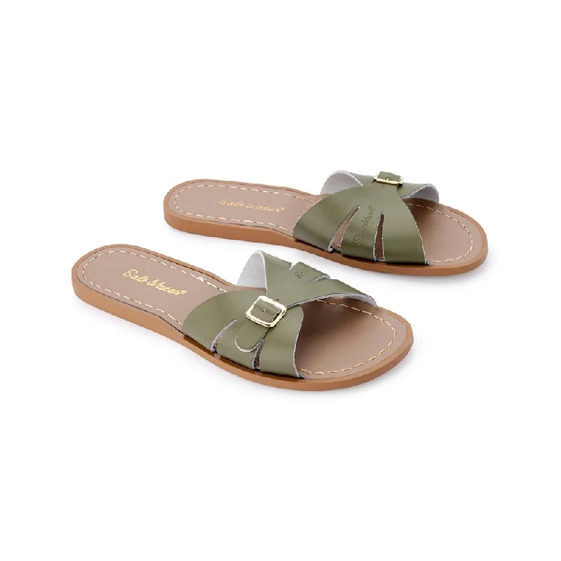 Men's sandals with a shock - absorbing insoleSalt Water Sandals Classic Slide - Olive Men's sandals with a shock - absorbing insoleSalt Water Sandals Classic Slide - Olive