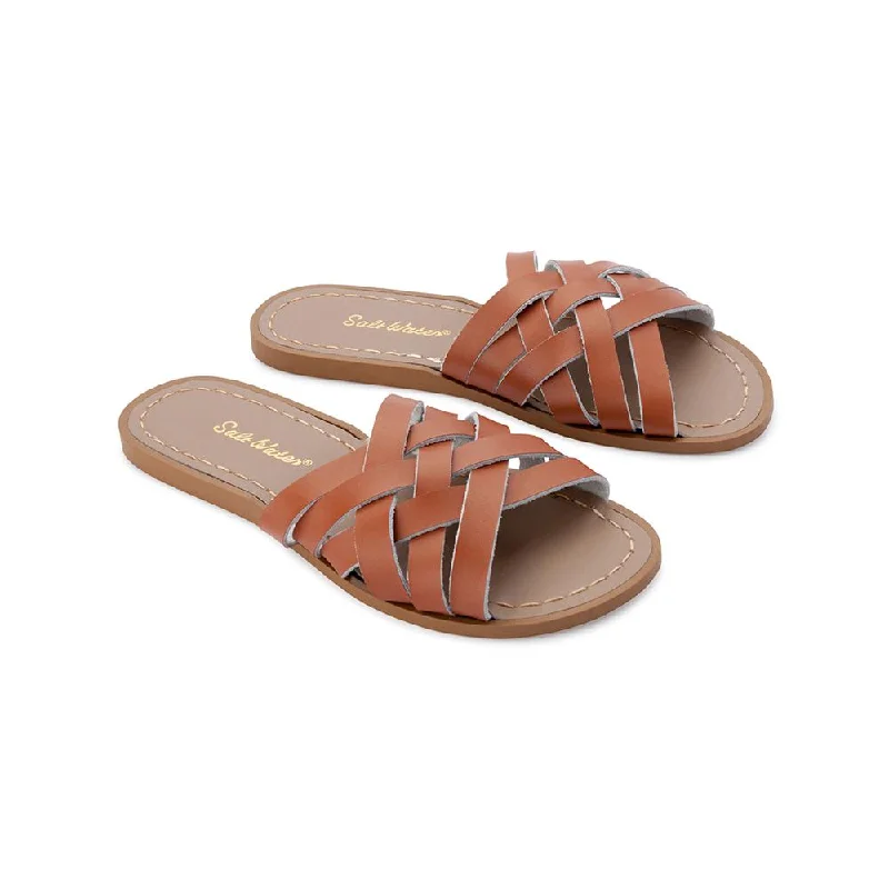 Men's sandals with a stretchy strap for a better fitSalt Water Sandals Retro Slide - Tan Men's sandals with a stretchy strap for a better fitSalt Water Sandals Retro Slide - Tan