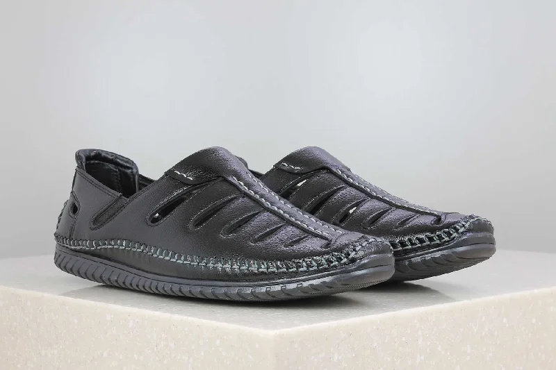 Men's sandals with a buckle closureTri-Band Sandal-Black